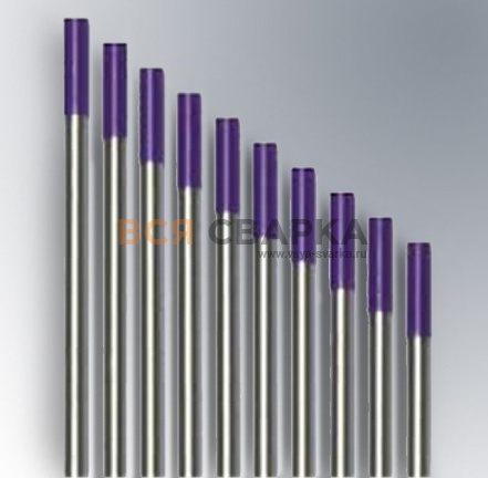 Купить Электрод вольфрамовый WG-La 15 д.2.0/175мм. композитный (фиолетовый)