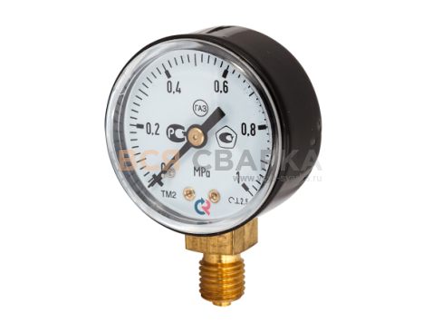 Купить Манометр углекислотный 1 МРА с поверкой Сварог