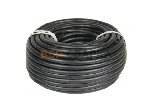 Купить Рукав газовый 6.3 мм. III класс чёрный с синей полосой резиновый (бухта 50м.) ВРТ