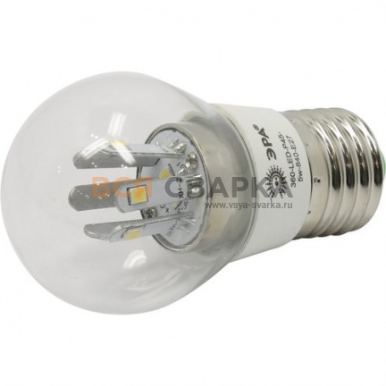 Купить Светодиодная лампа ЭРА 360-LED P45-5w-840-E27