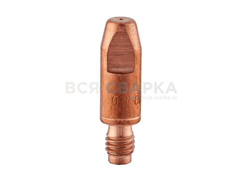 Купить Наконечник к горелке омедненный усиленный M6×28 CU-CR-ZR д. 0.8 (МS) ICU0004-78
