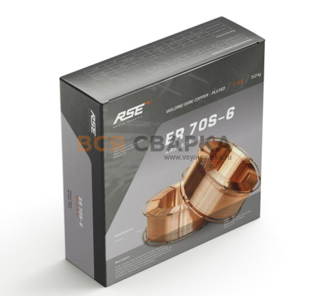 Купить сварочную Сварочная проволока омеднённая RSE ER 70S-6 д. 0.8мм. 5кг. для полуавтомата