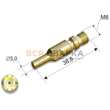Купить Мундштук внутренний к Р3 300 №2П(337/341) (Донмет)