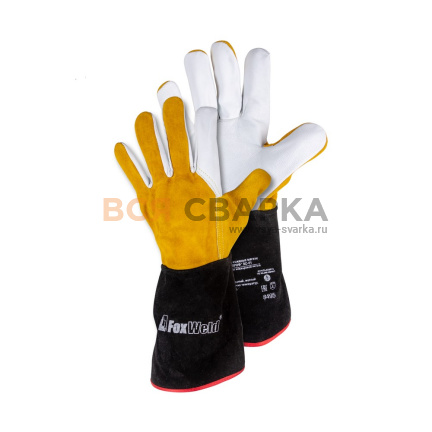 Купить Краги кожаные мягкие FoxWeld ПРОФ КС-01 8495