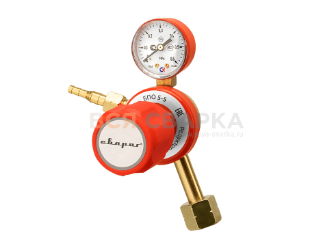 Купить Редуктор пропановый БПО-5-5 Сварог (1С008-0030), манометр с поверкой