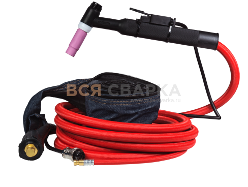 Купить Горелка сварочная TIG 26 SuperFlex (4м) EV26-4000 (СКР 35-50, быстросъём, 2pin)