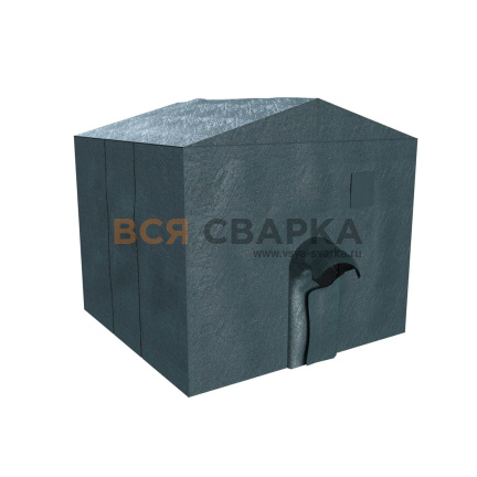 Купить Палатка сварщика Нефтяник 2070*1970*2000мм. ткань: тарпаулин