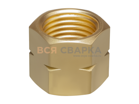 Купить Гайка для резака Р3 62-3F, Р3У 62-3F (латунь) левая Сварог