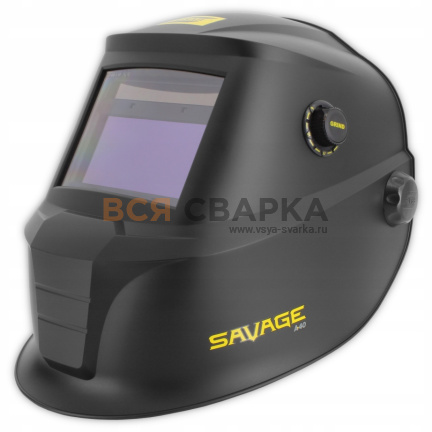 Купить Маска сварщика SAVAGE A40 (9-13, черная, сменные батареи)
