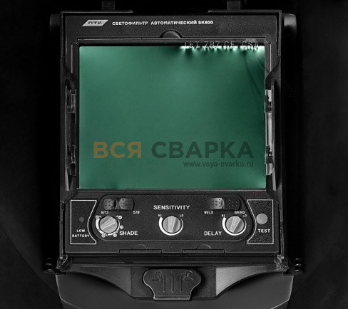 Маска сварщика ПТК SK600 SUPER VISION чёрная