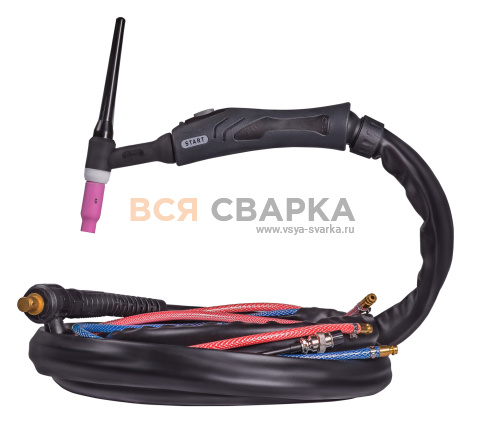 Купить Горелка сварочная START TIG 18 (8м) ST18-8000 (СКР 35-50, б/с, 2pin)